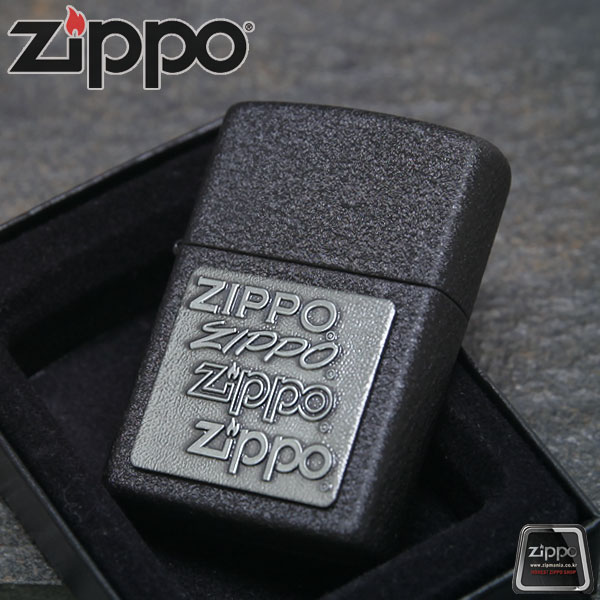 363 Zippo Pewter-1 퓨터 블랙 크랙클