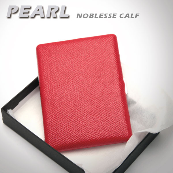 Pearl 담배케이스 Noblesse Calf 노블레스 칼프-레드 70x100(일반9개/롱12개)