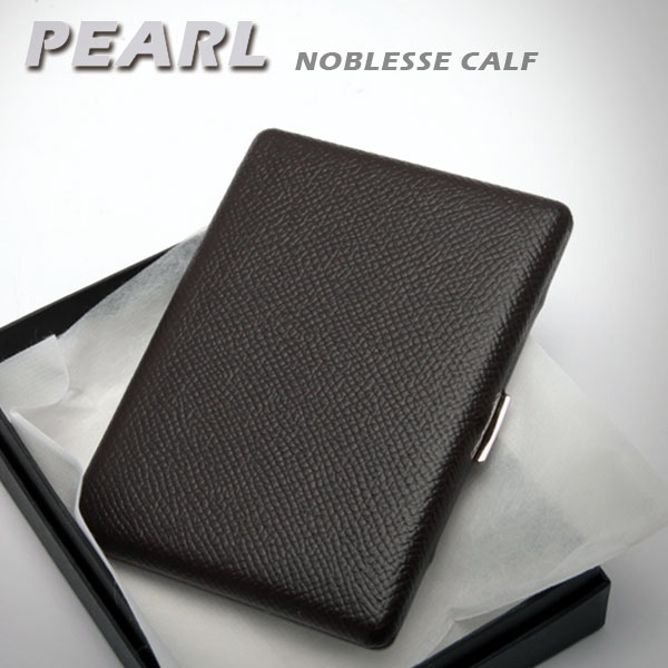 Pearl 담배케이스 Noblesse Calf 노블레스 칼프-브라운 70x100(일반9개/롱12개)