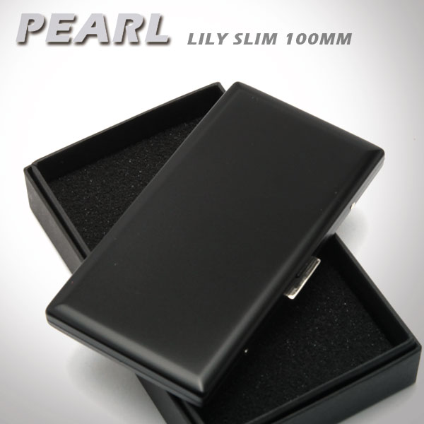 Pearl 담배케이스 LILY SLIM Black Matte 45x100 (일반6/롱9개)