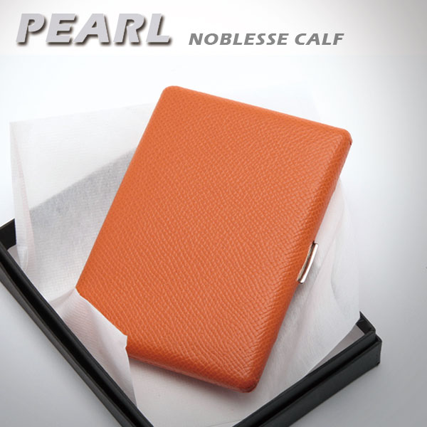 Pearl 담배케이스 Noblesse Calf 노블레스 칼프-오렌지 70x100(일반9개/롱12개)