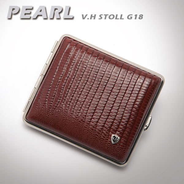 Pearl 담배케이스 VH STOLL-G18 Lizard 리자드-브라운 100x80(일반18개)